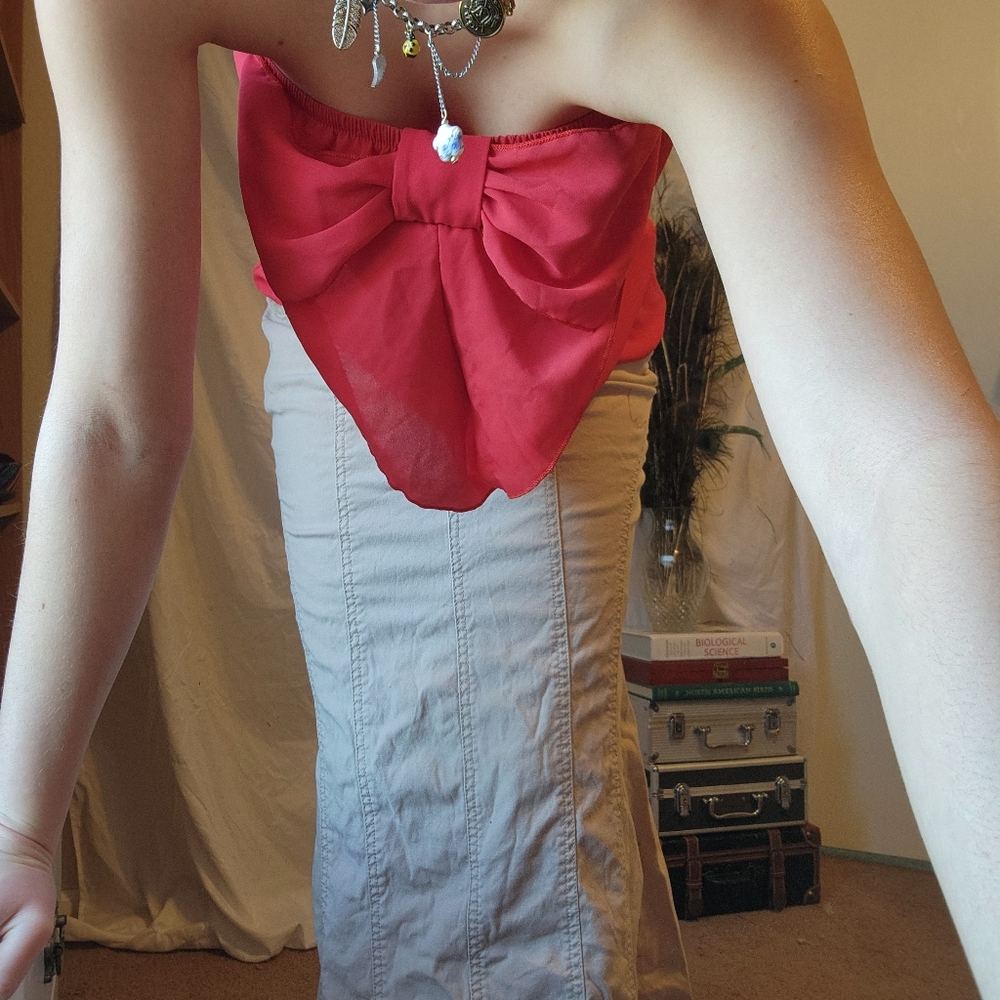 Bow tube top